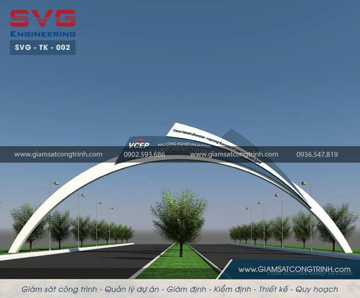 Thiết kế cổng KCN An Dương Hải Phòng - SVG TK 002 Thiet ke cong KCN An Duong