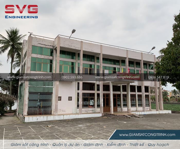 Giam dinh cong trinh nha van hoa huyen Kien Thuy Hai Phong