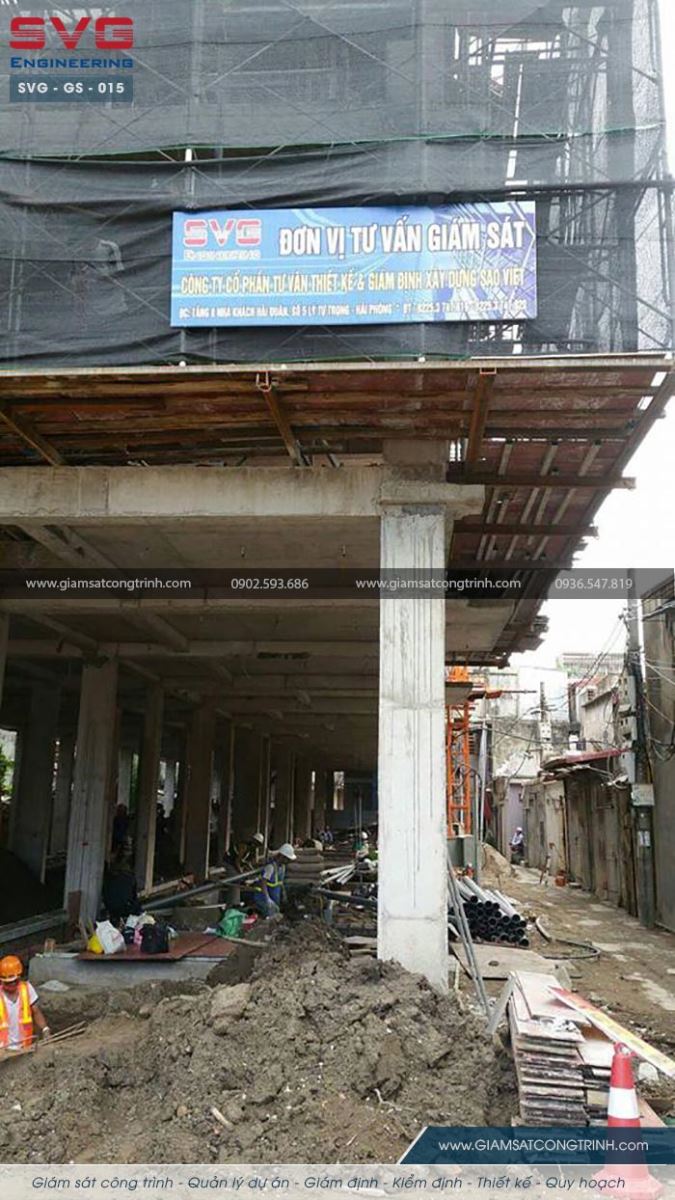 Giam sat thi cong cong trinh Du an chung cu U1 Le Loi Hai Phong