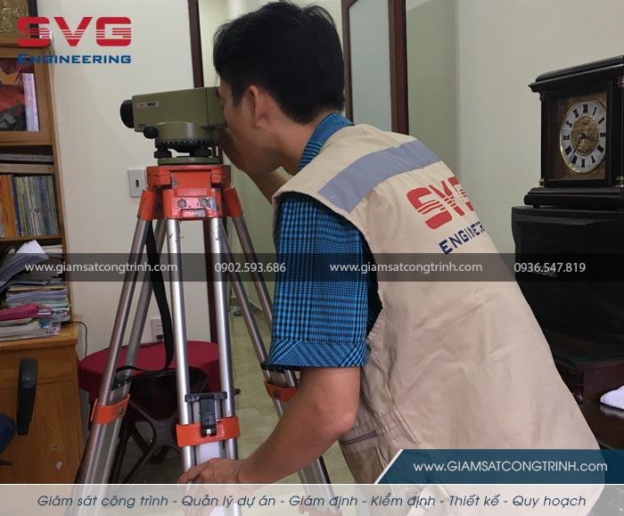 Giám định đo độ nghiêng hiện trạng công trình nhà số 46 Lê Hồng Phong Hải Phòng Giam dinh do do nghieng hien trang cong trinh nha so 46 Le Hong Phong Hai Phong