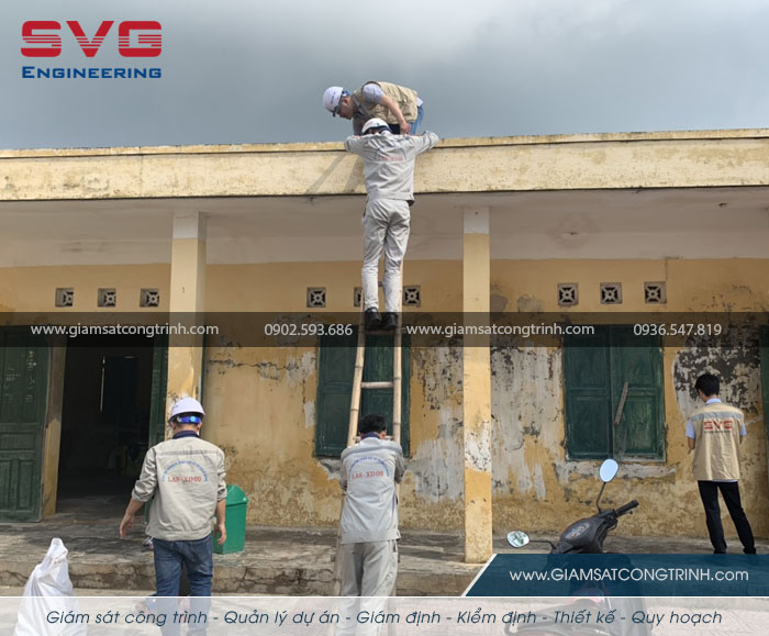 Kiểm định chất lượng công trình xây dựng trường Tân Trào Kiến Thụy Hải Phòng Kiem dinh chat luong cong trinh xay dung truong Tan Trao Kien Thuy Hai Phong