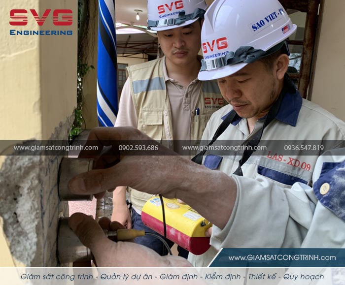 Kiem dinh chat luong cong trinh xay dung truong Thuan Thien Kien Thuy Hai Phong